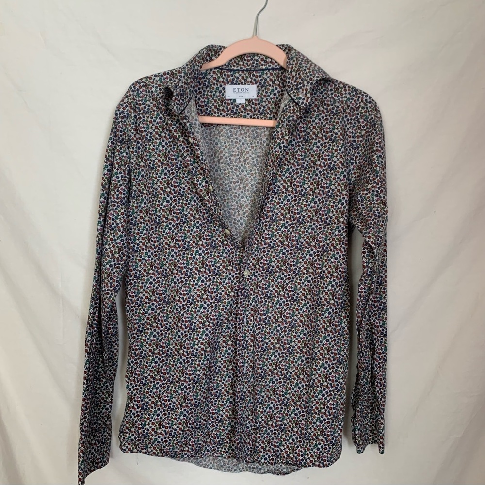 Floral button up